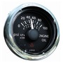 Oil pressure gauge black 5 bar/80 psi